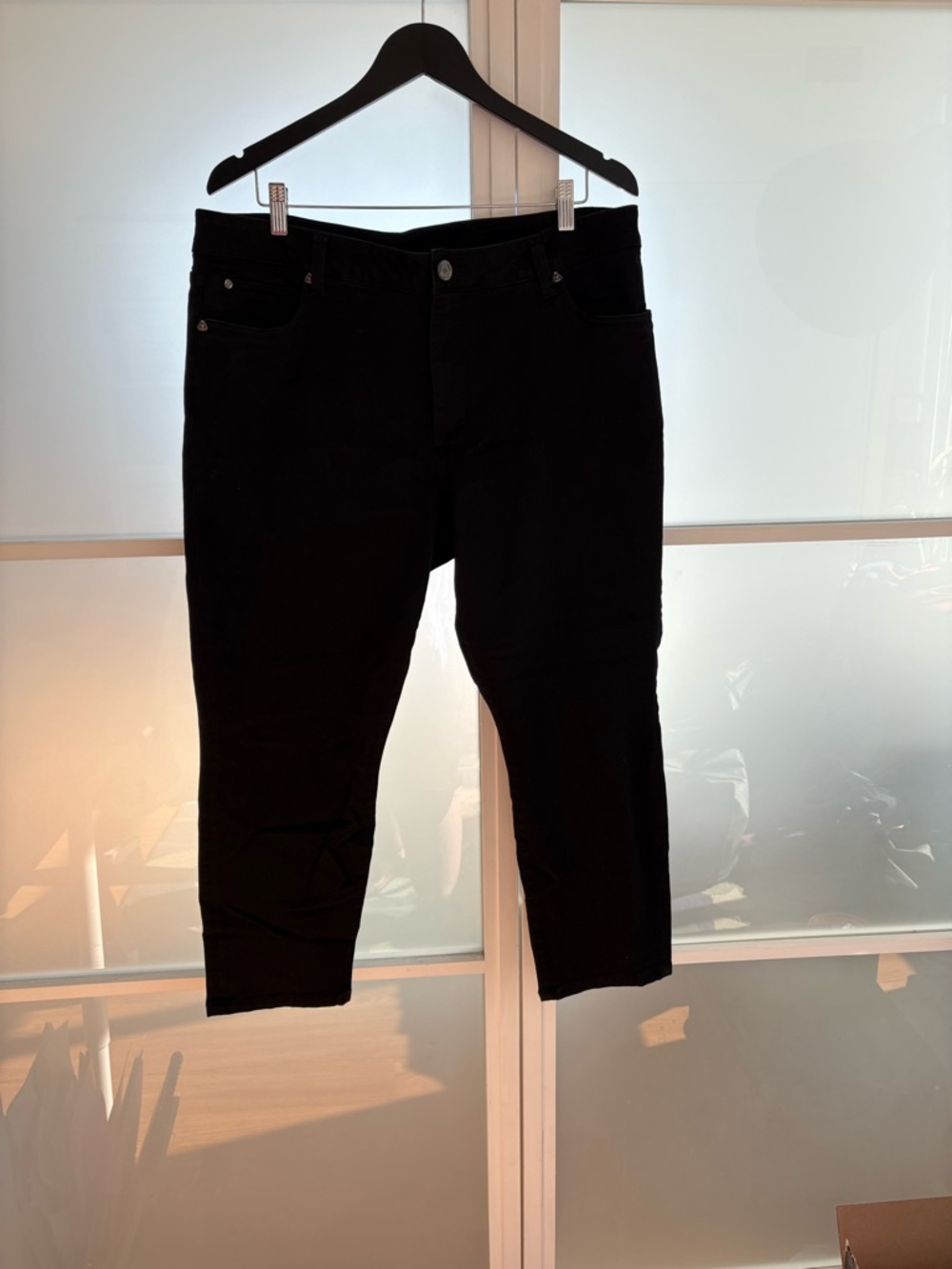 Kut From the Kloth Katy Ankle Straight Leg Jeans, Black